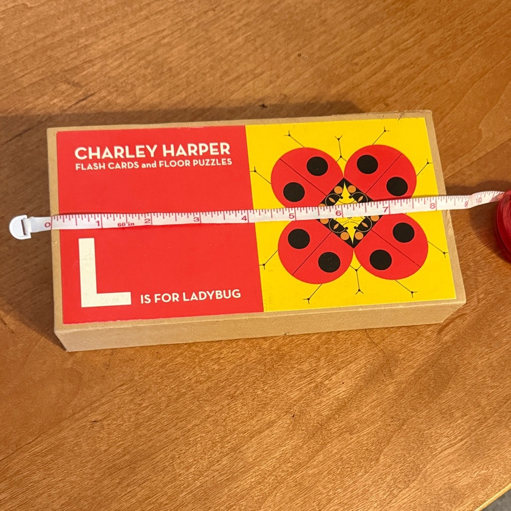 Ladybug Flash Cards and Floor Puzzles - Red and Yellow